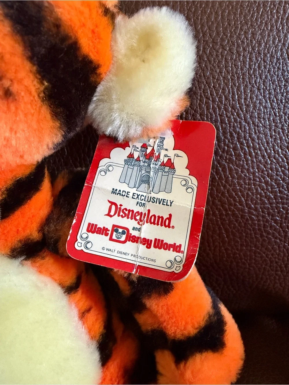Vintage Disney Parks Tigger Plush with Original Tag- Walt Disney World- Korea.